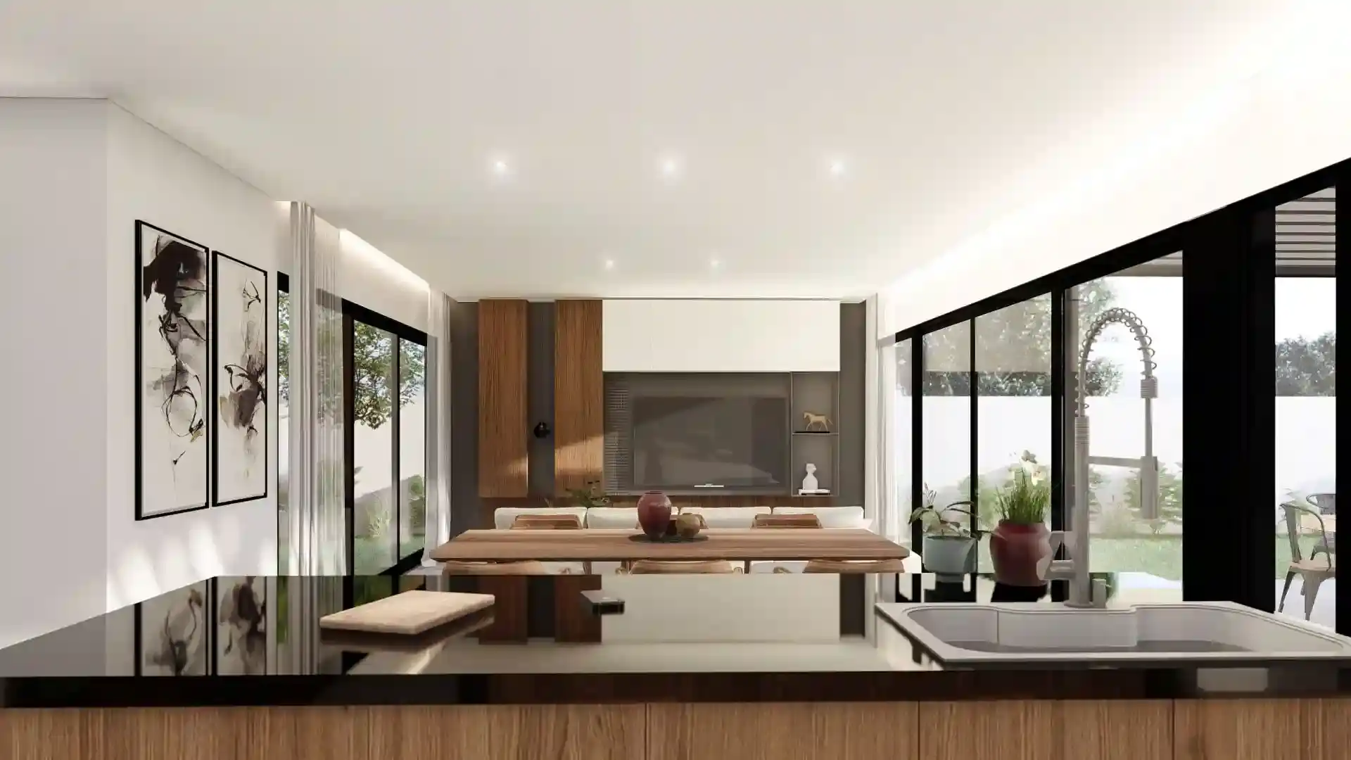 Render de arquitectura residencial PADOVA
