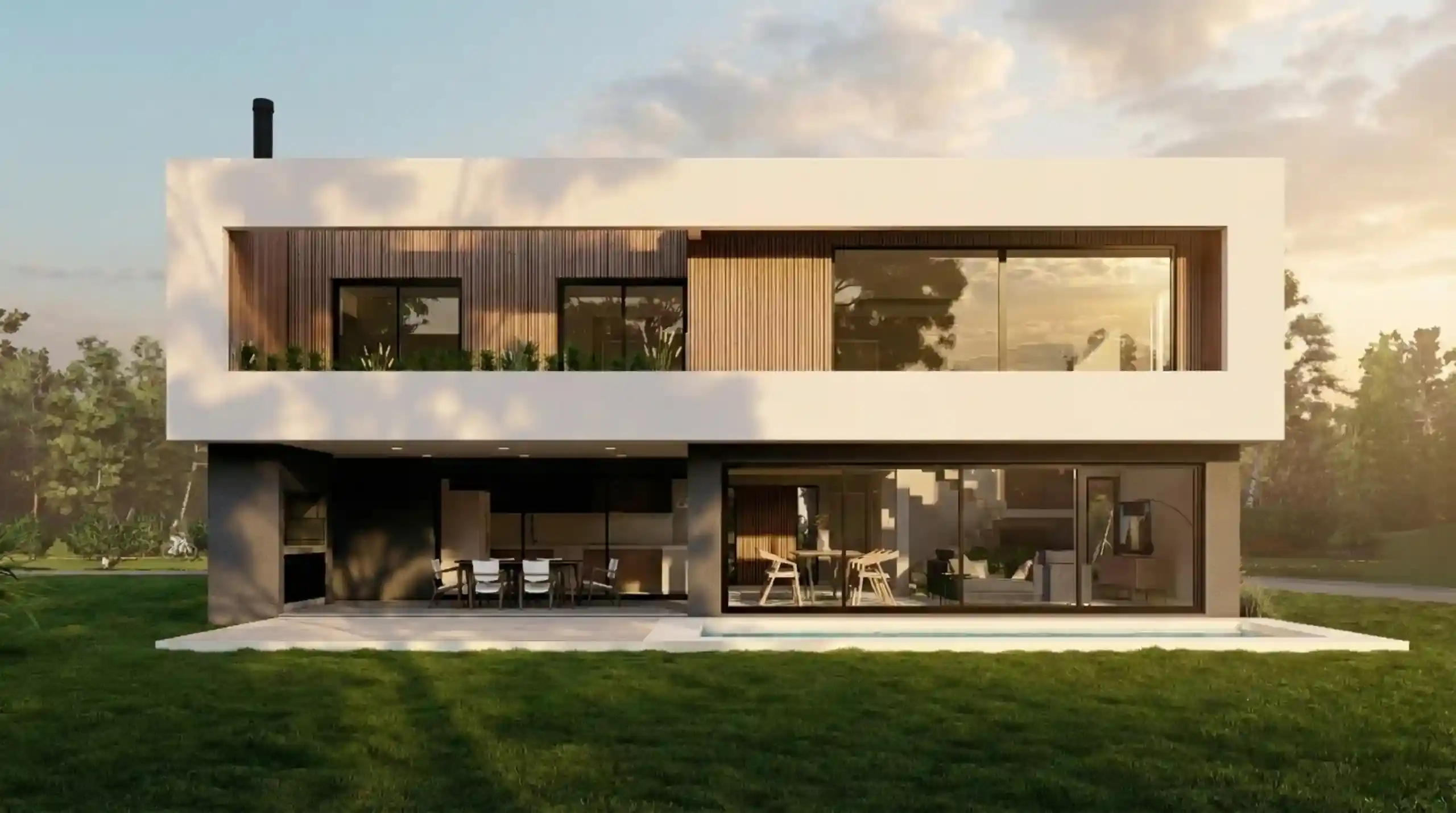 Render exterior – ángulo superior izquierdo PADOVA