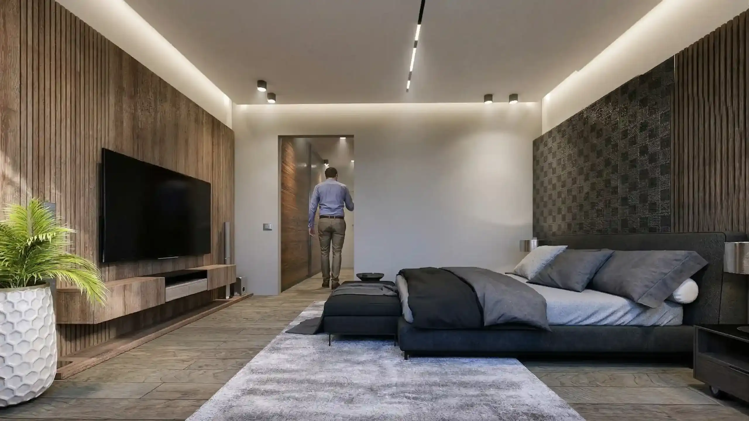 Render interior – living comedor PADOVA